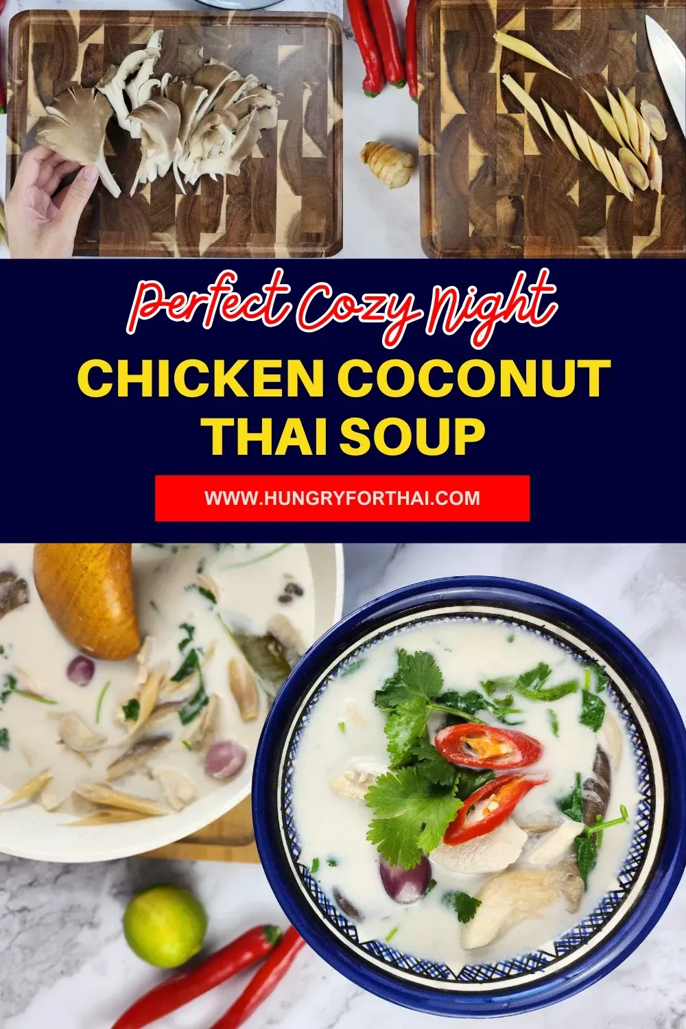 Chicken Coconut Soup (Tom Kha Gai)