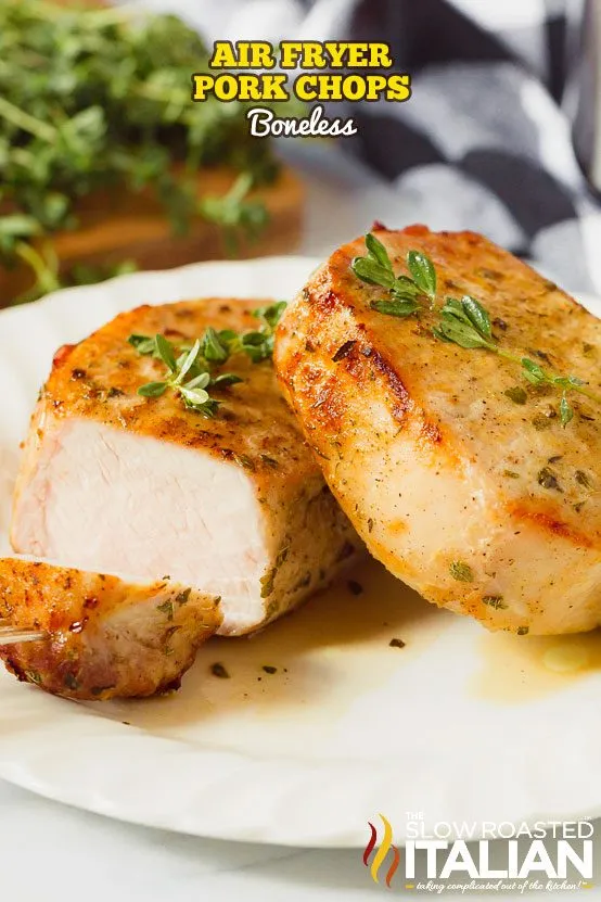 Boneless Air Fryer Pork Chops 