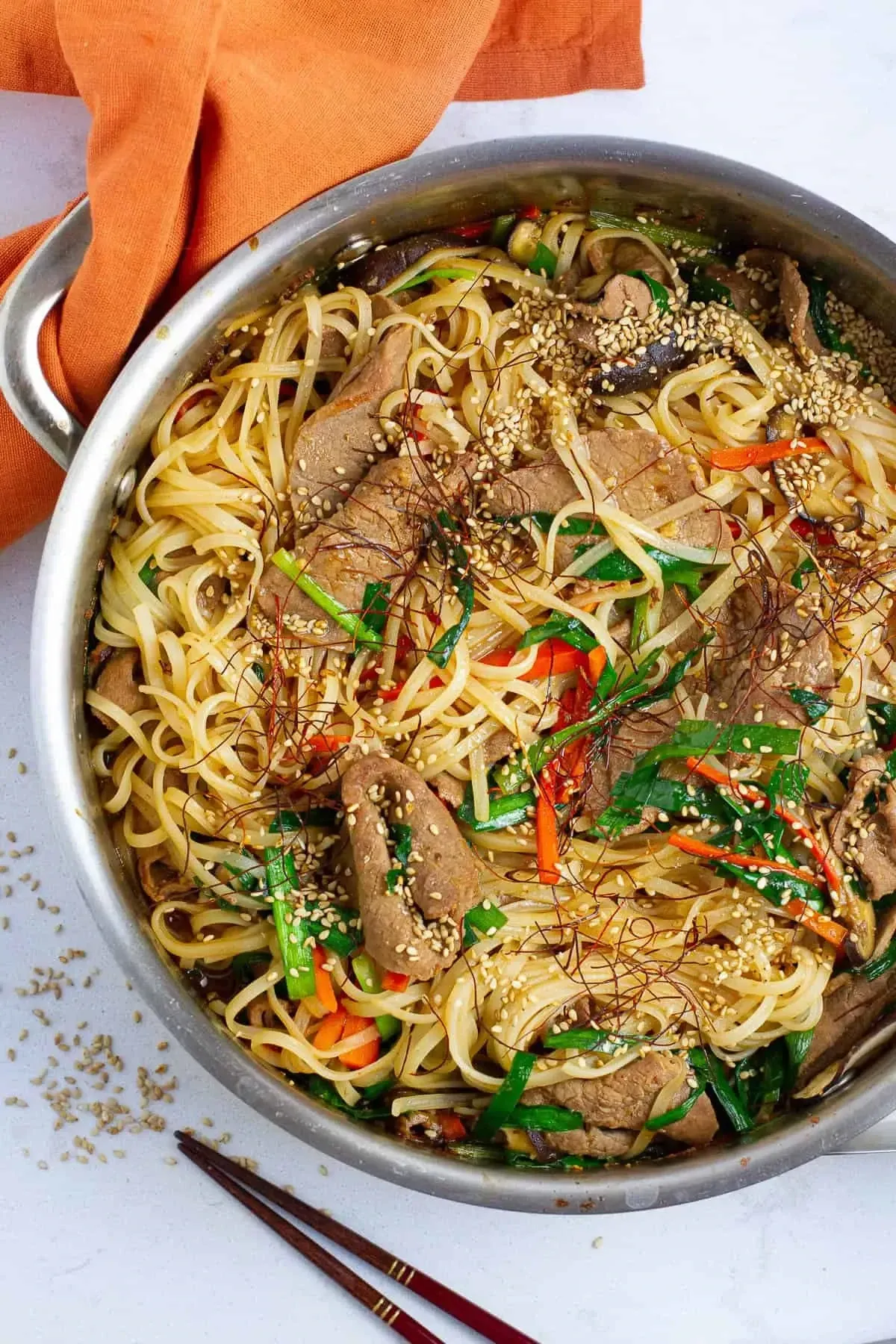 A bowl of Beef Bulgogi Noodles