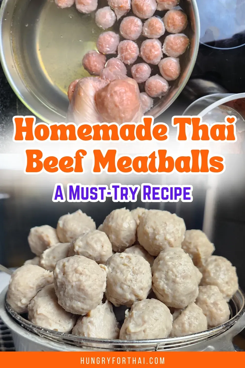 Thai Beef Meats Balls - Authentic Street Food