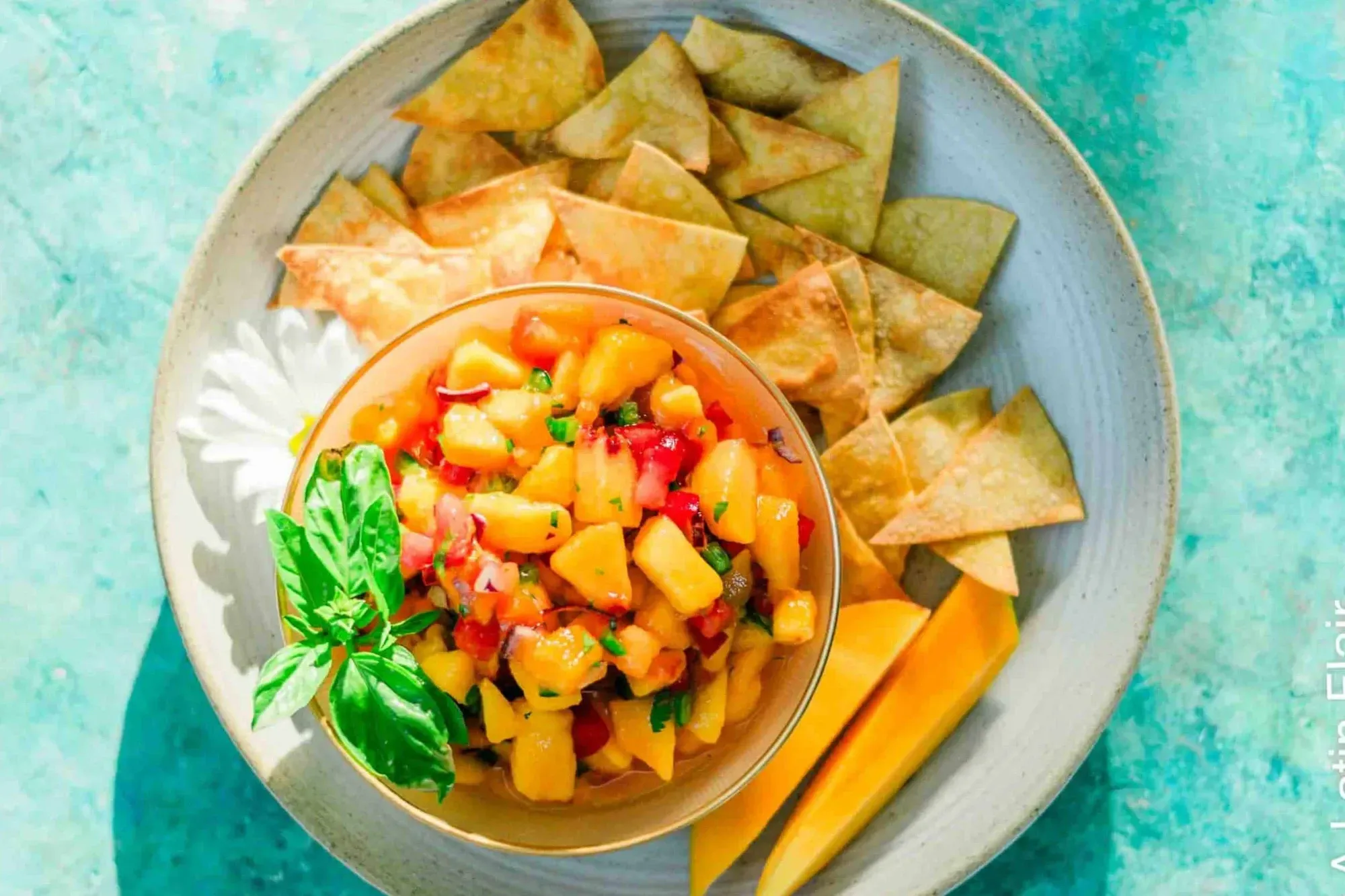Peach Mango Salsa