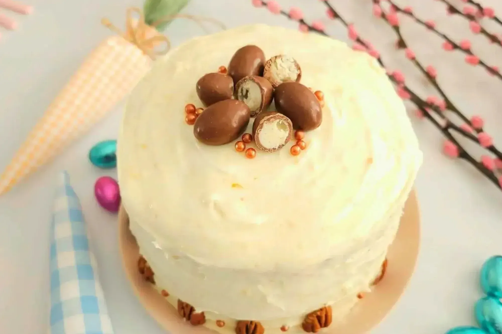 Carrot Cake With Orange Cream Cheese Frosting
