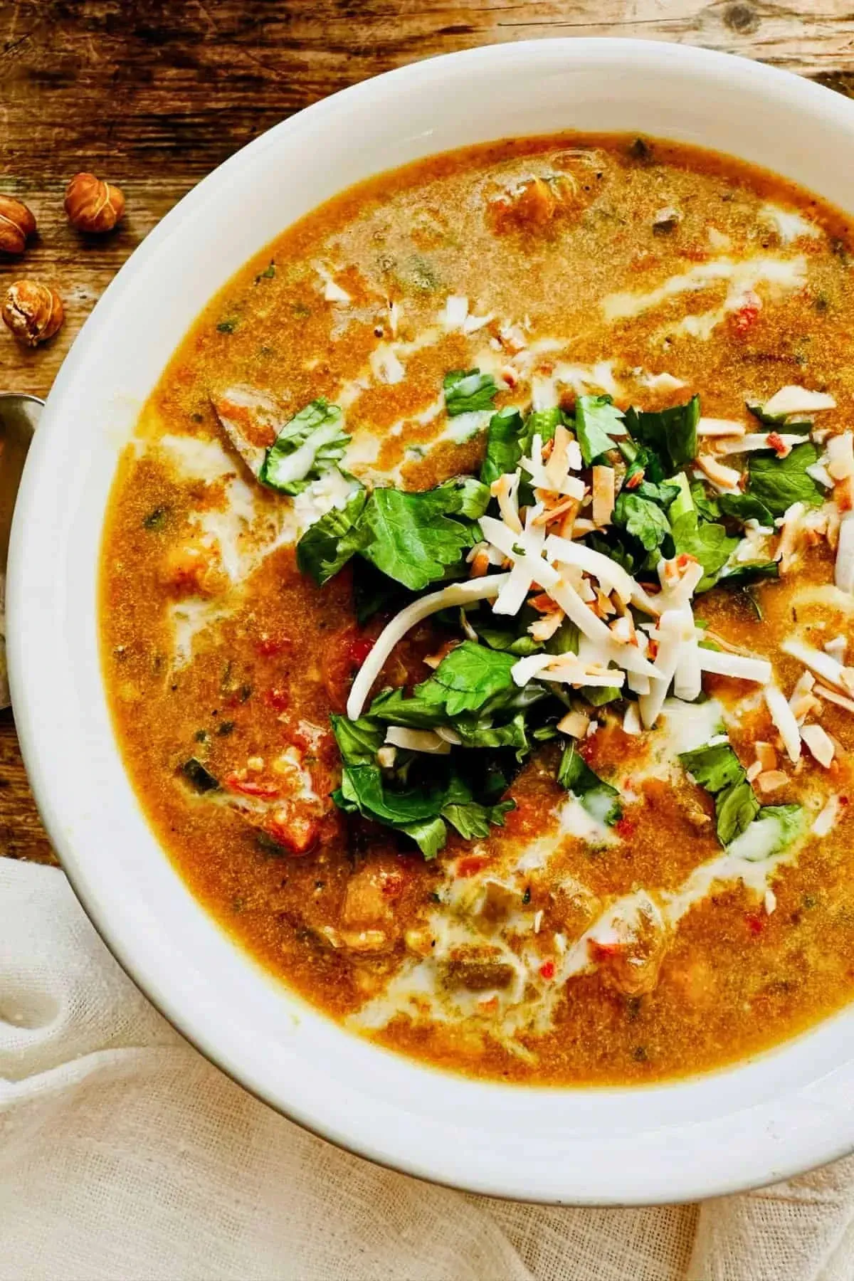 Chickpea Coconut Curry Soup