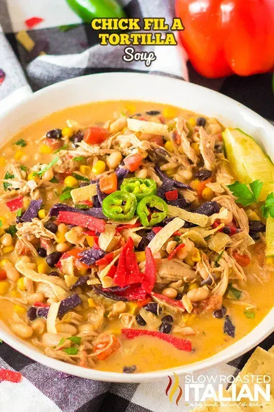 Copycat Chick Fil A Chicken Tortilla Soup Recipe