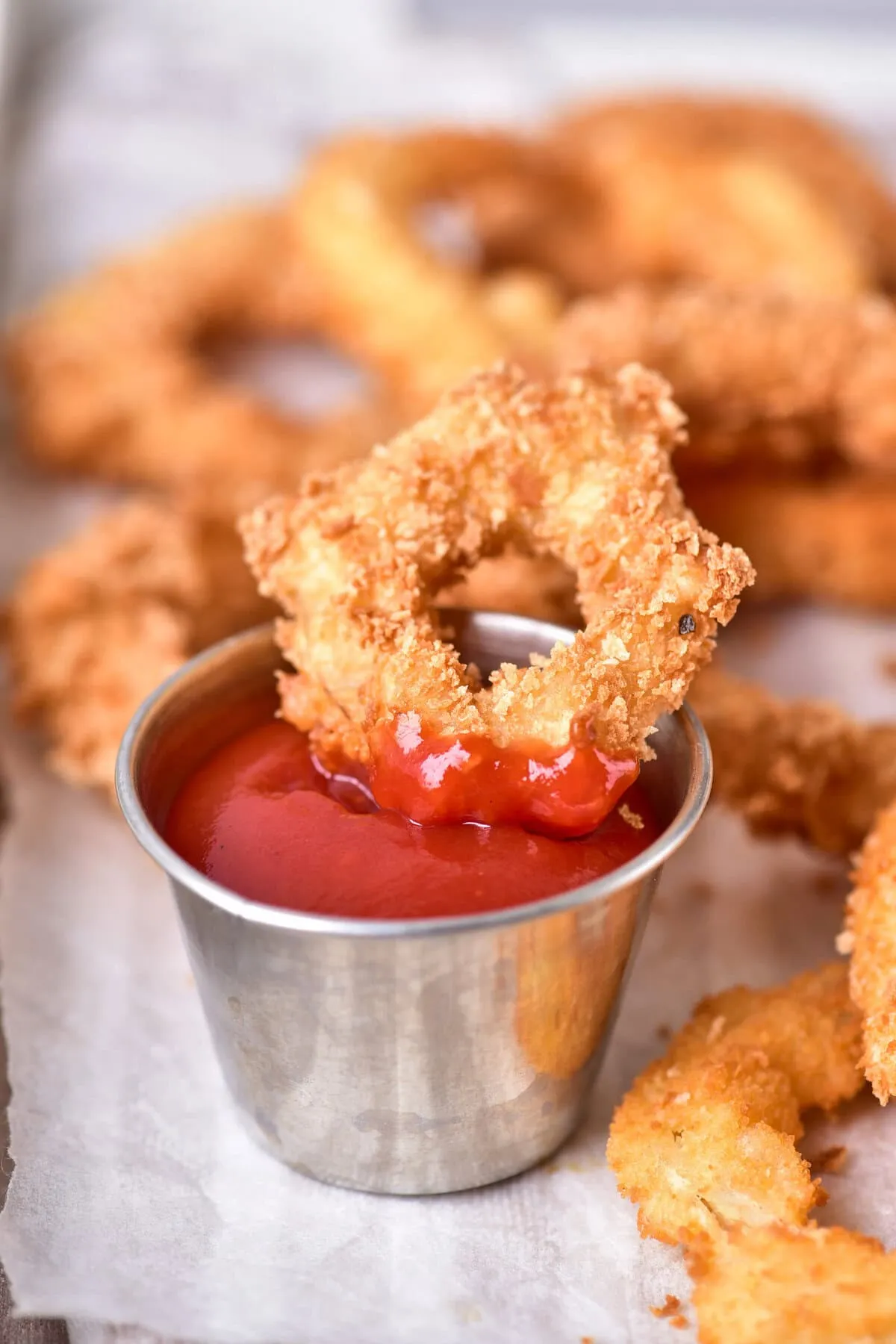 Crispy Air Fried Onion Rings