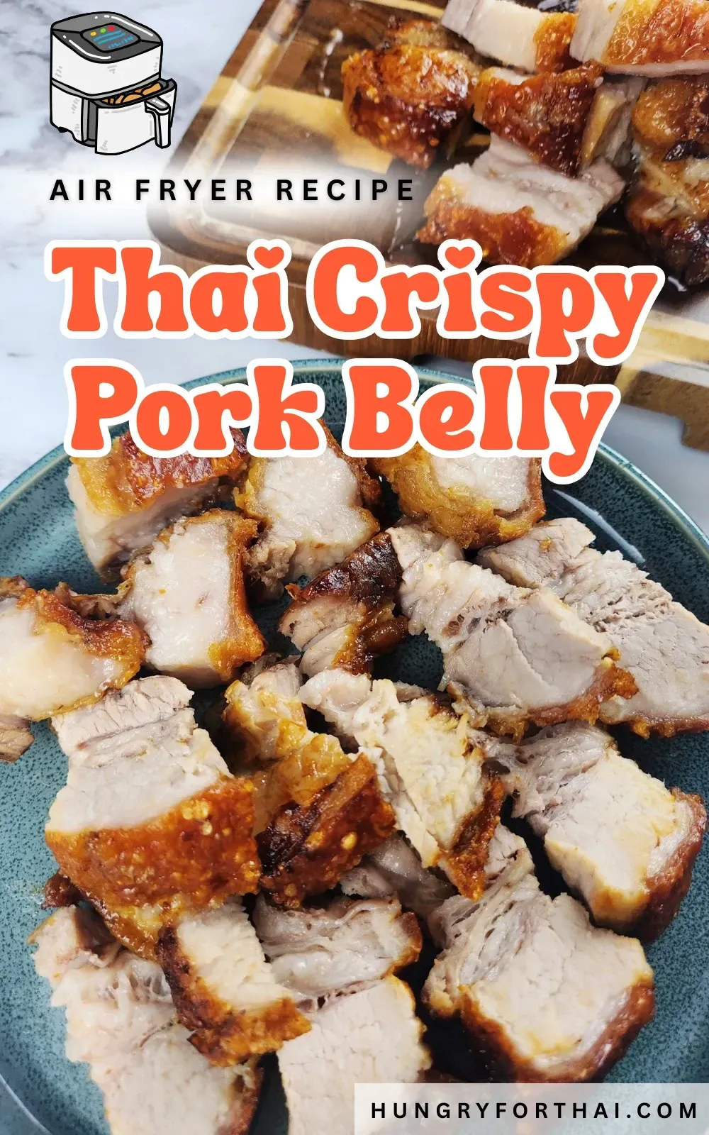 Crispy Pork Belly (Moo Krob) – Air Fryer Recipe