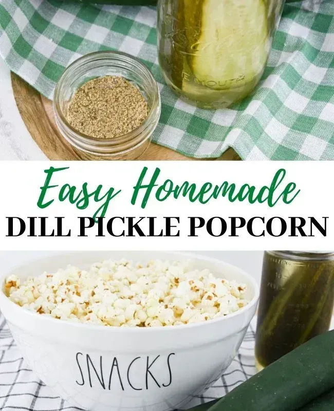 Dill Pickle Popcorn