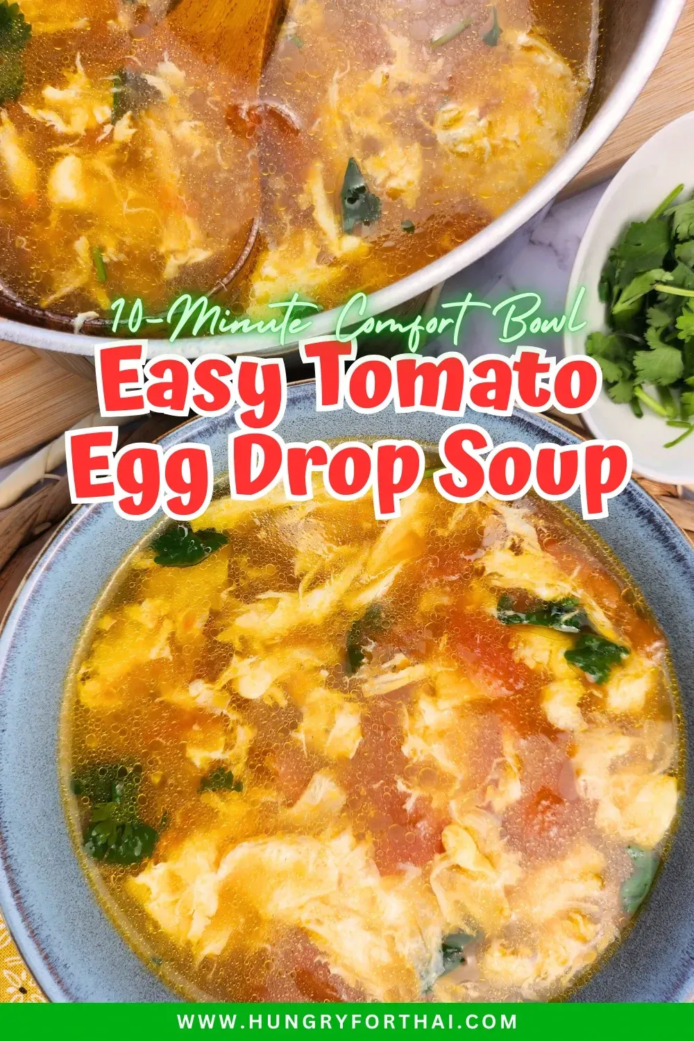 Easy 10-Minute Tomato Egg Drop Soup