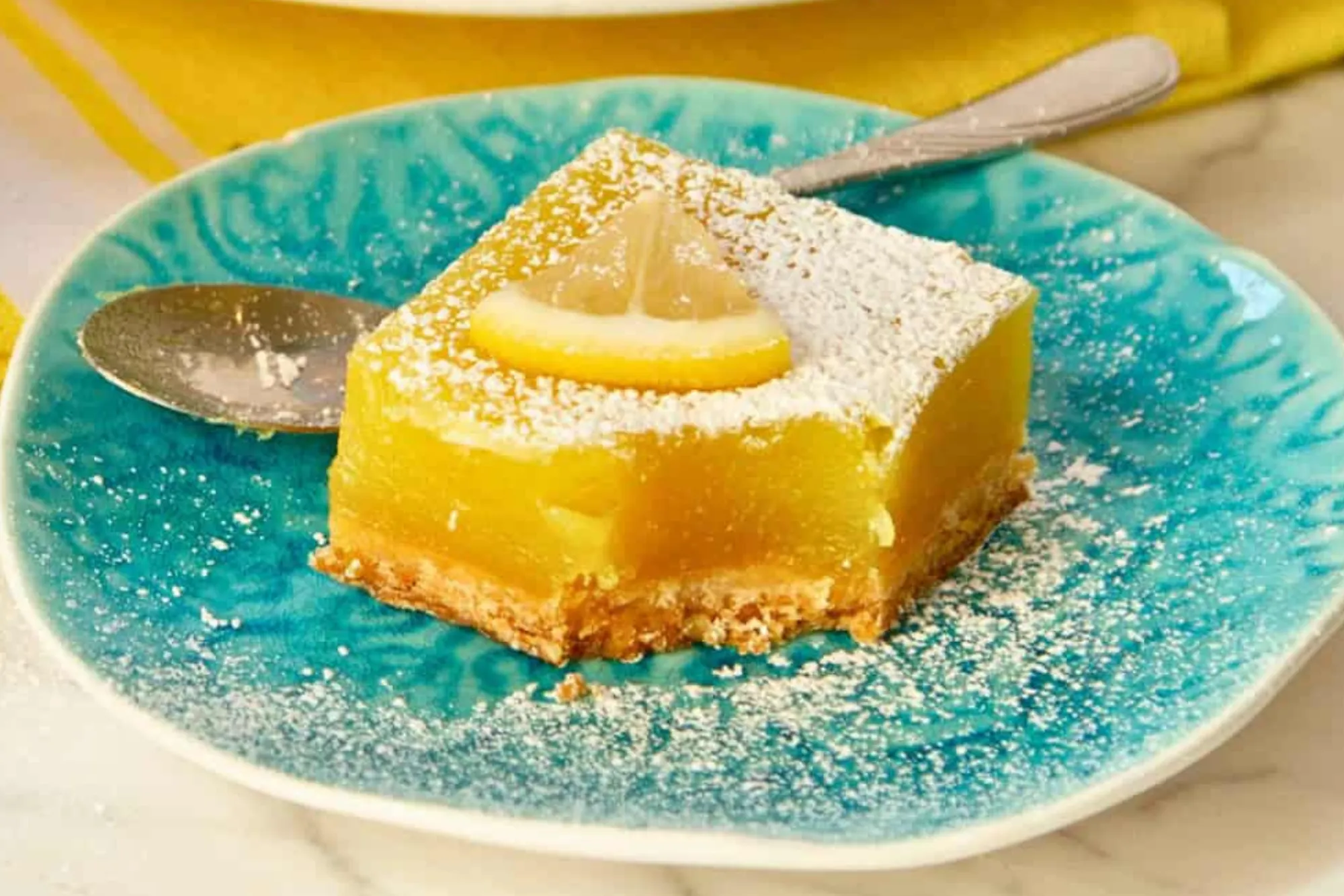 Easy Eggless Lemon Bars Recipe (with Vegan Option)