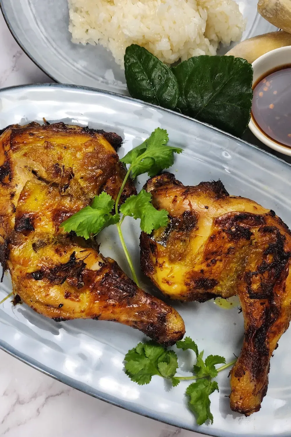 Homemade Roasted Chicken with Thai Herb