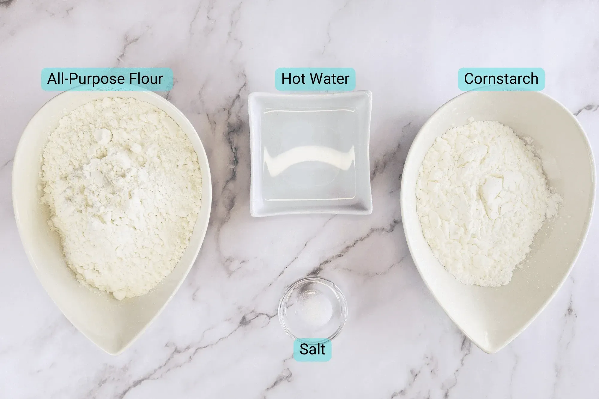 Ingredients for Gyoza Wrappers