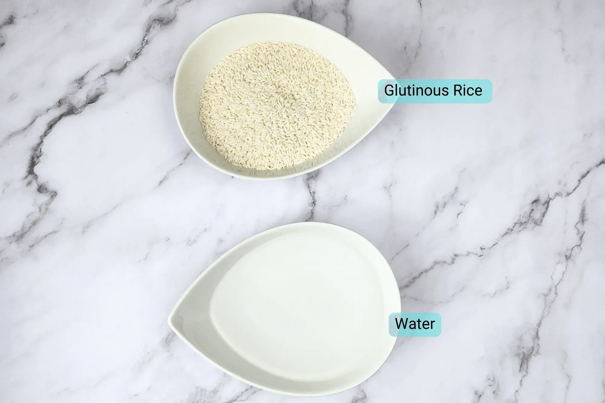 Ingredients for Easy Sticky Rice