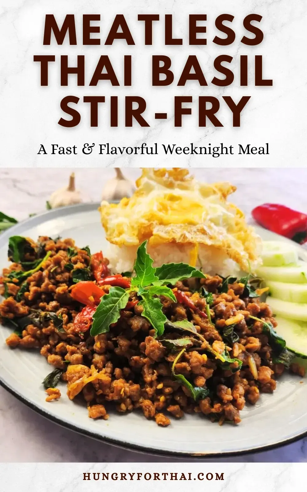 Stir-Fried Thai Basil (Pad Ka Prow-Vegetarian)