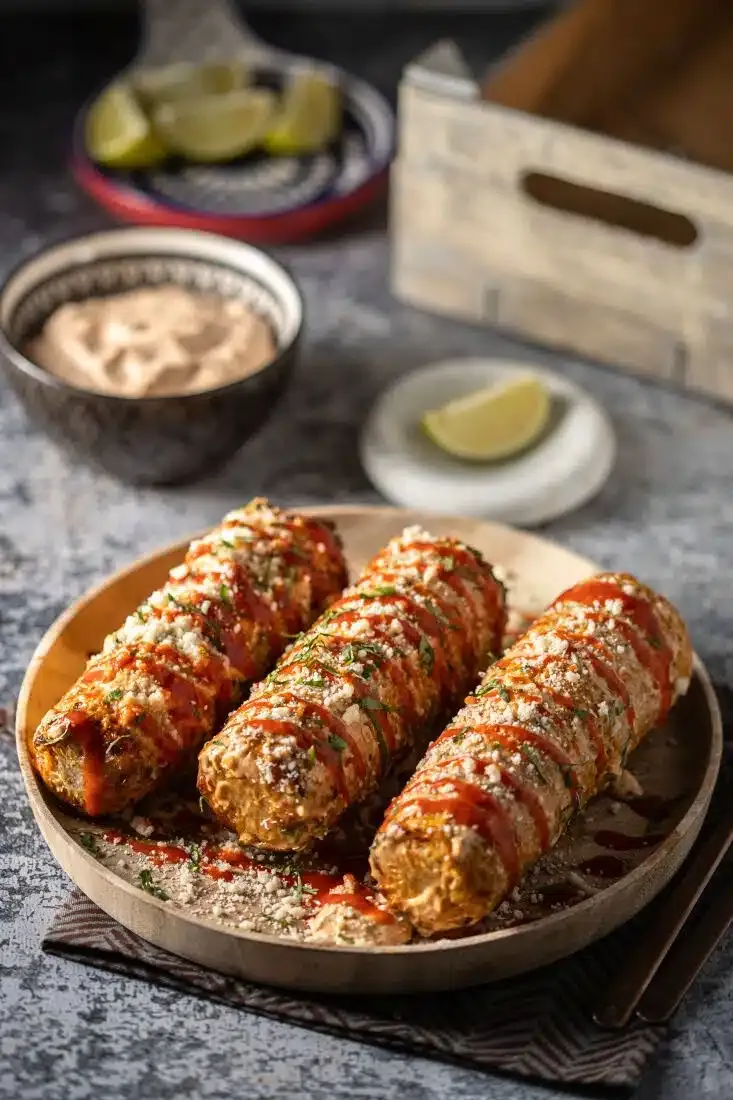Parmesan & Garlic Mayo Corn on the Cob