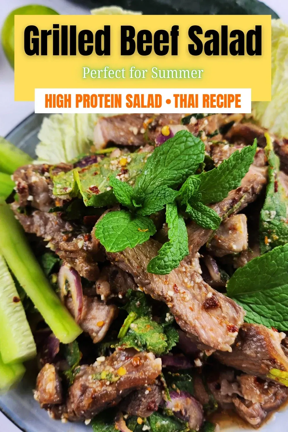 Spicy Grilled Beef Salad