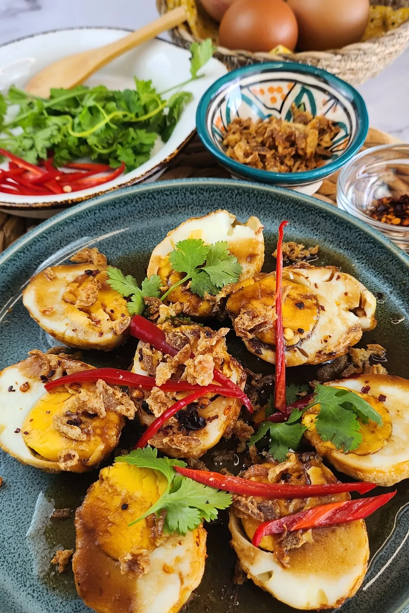 Thai Son-in-Law Eggs (Kai Look Keuy)