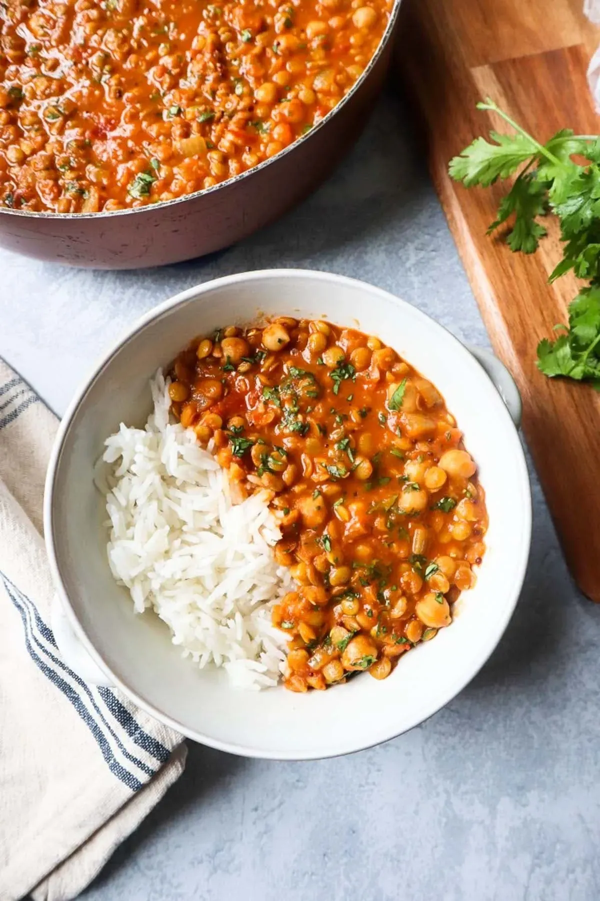 The Best Chickpea and Lentil Curry