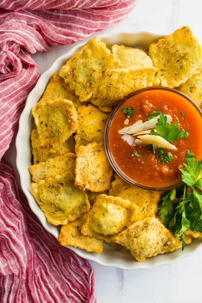 Toasty Air-Fryer Ravioli