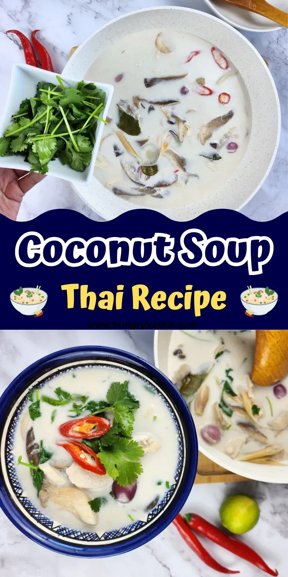 Chicken Coconut Soup (Tom Kha Gai)