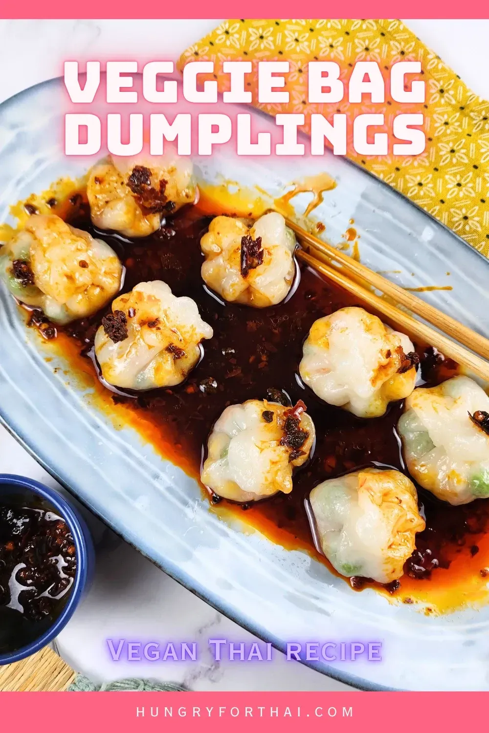 Vegan Thai Dumplings Recipe: Healthy Veggie Bags