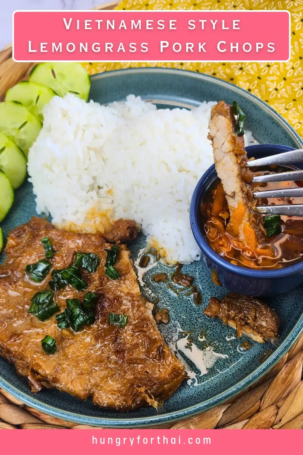 Vietnamese style Lemongrass Pork Chops
