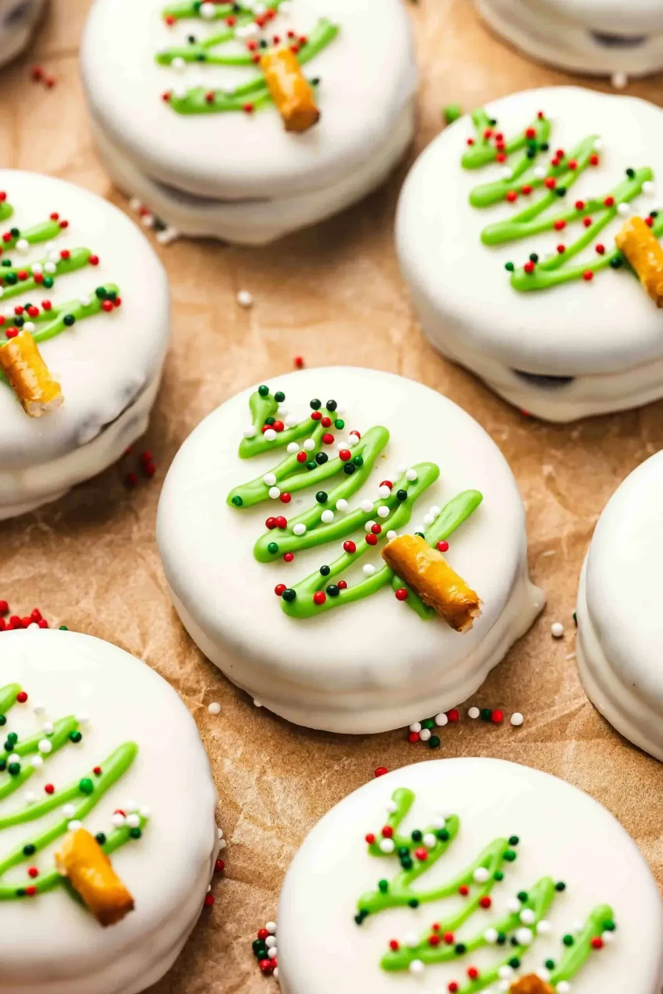 White Chocolate Covered Oreos