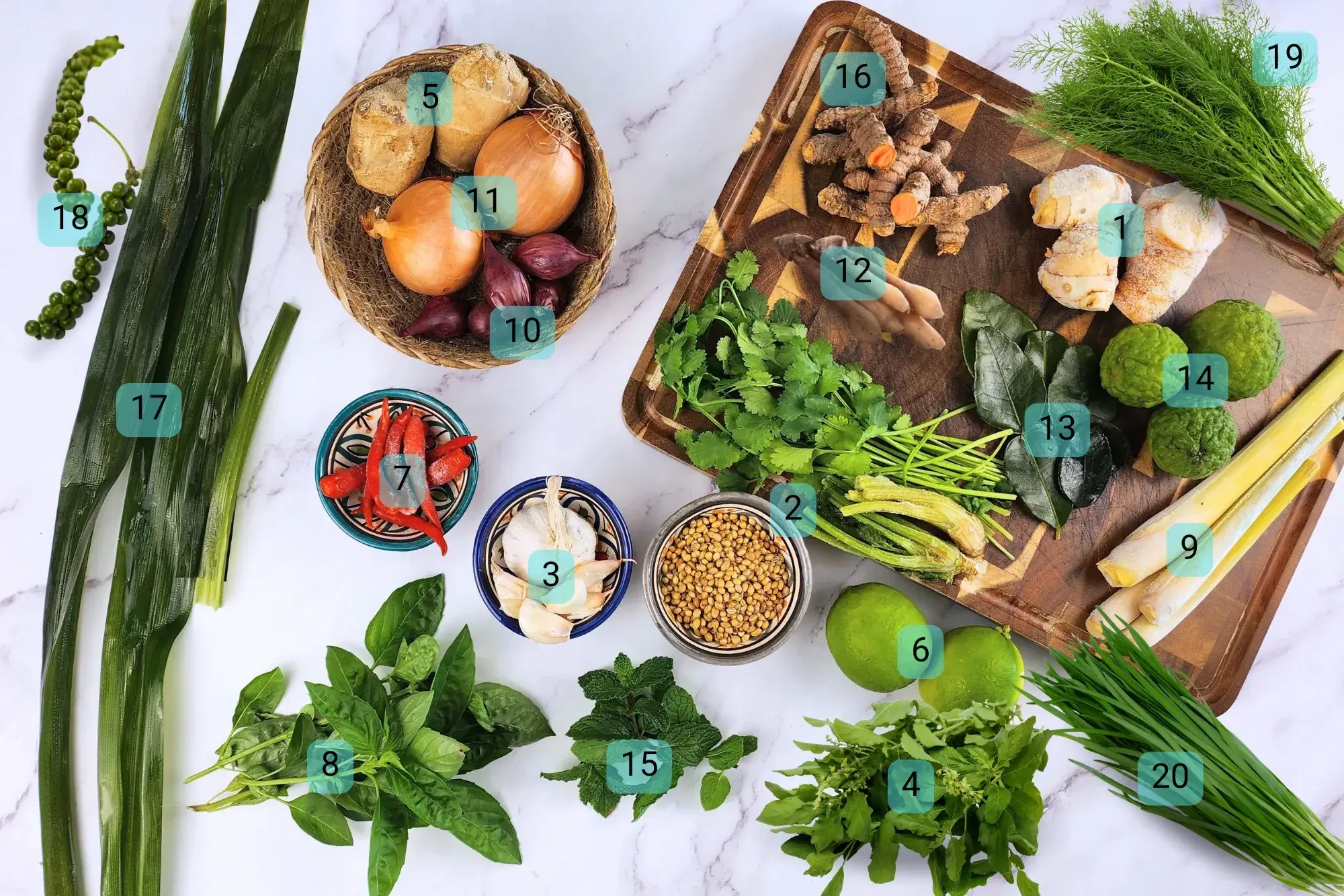 20 Thai Herbs & Spices 20 Thai Herbs & Spices