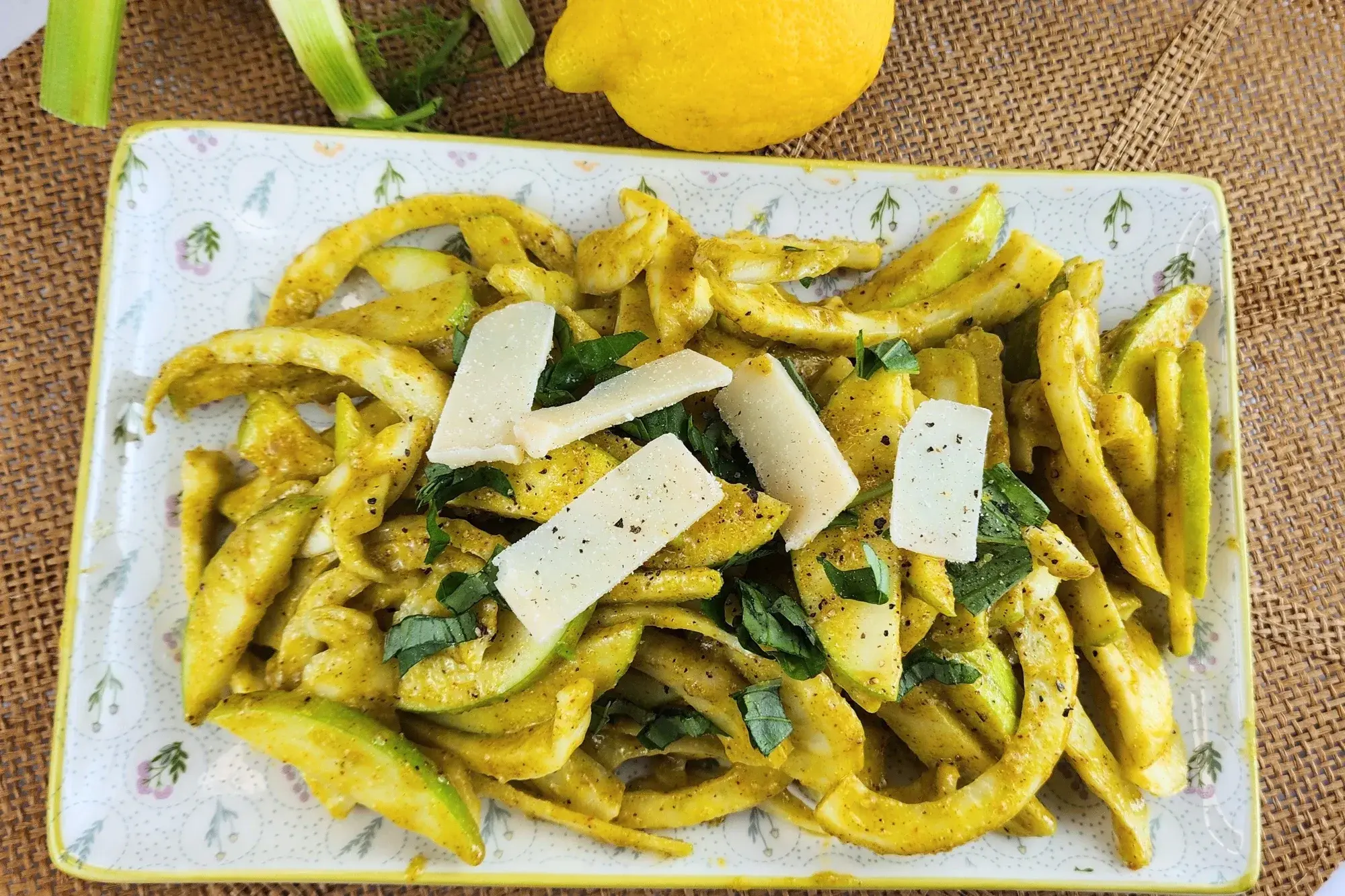 serving Fennel and Apple Salad with Pistachios Recipe