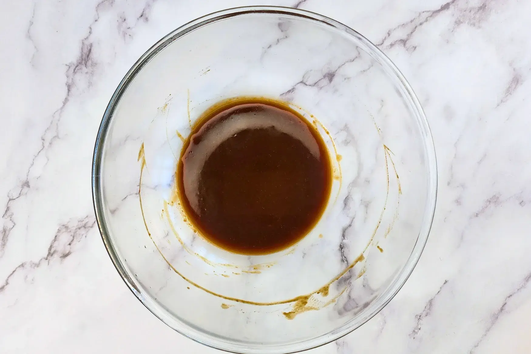 A mixing bowl with miso sauce.