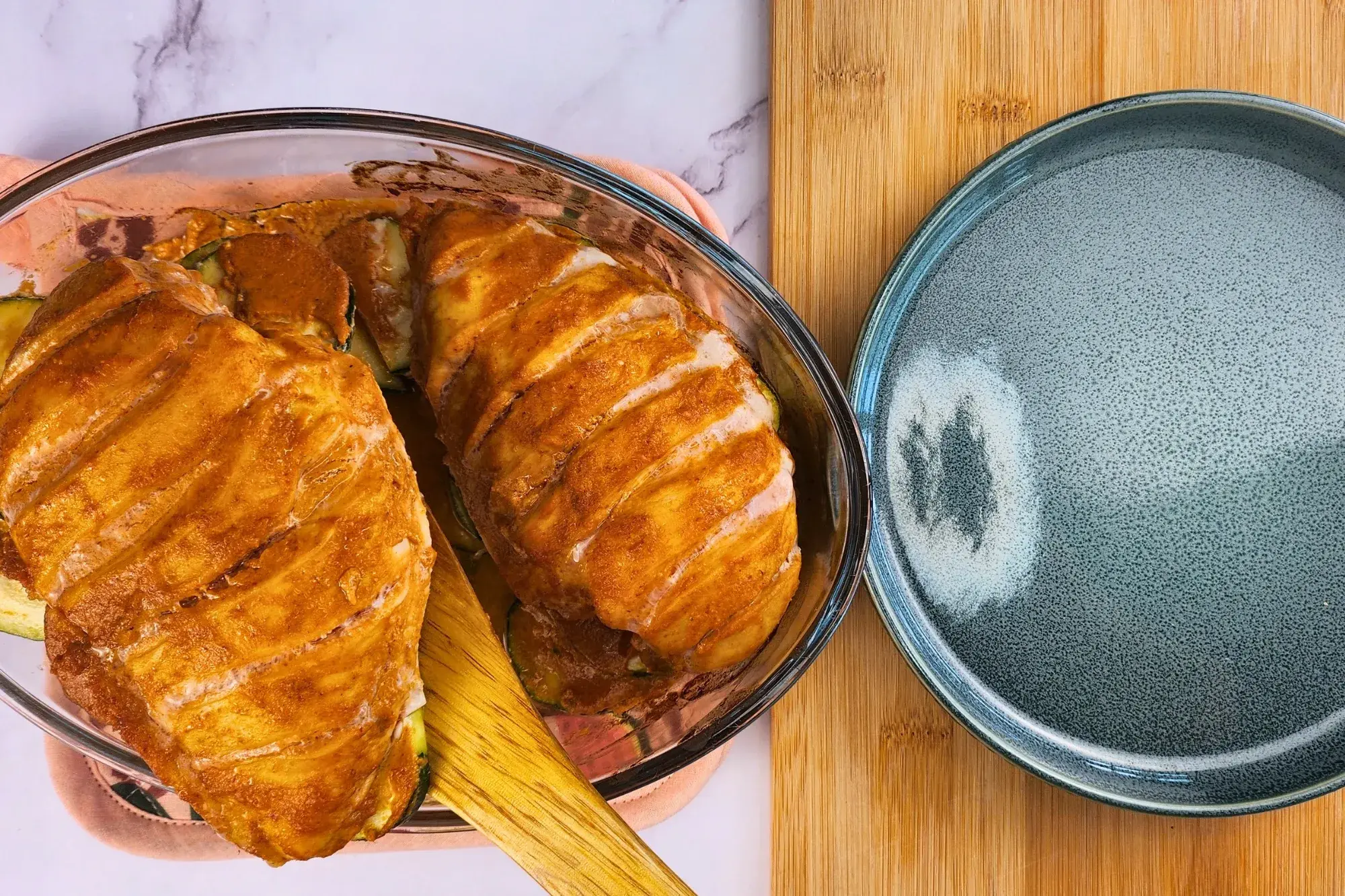 Cherry tomatoes cooked in cream sauce