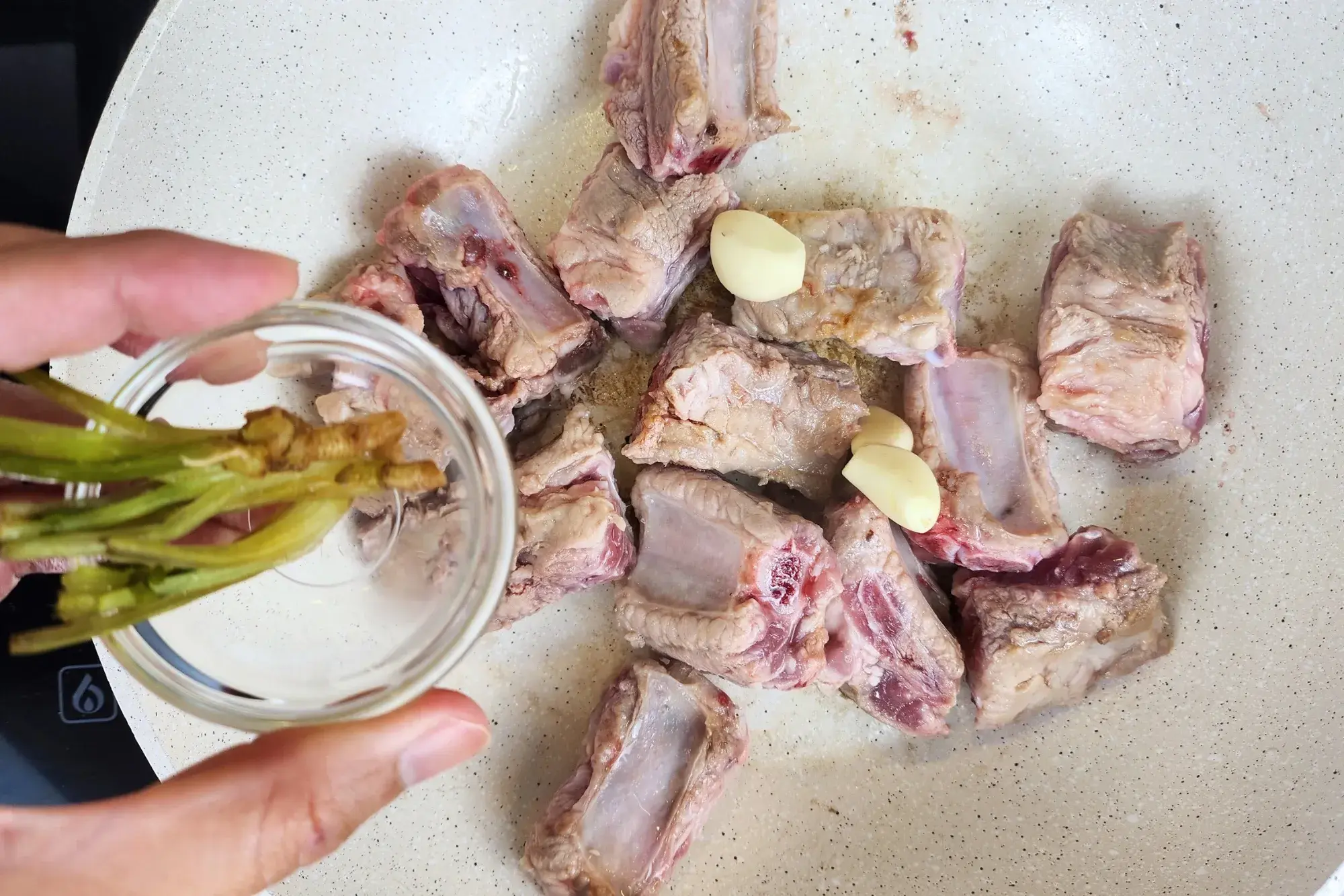 Add cilantro roots-Cabbage Soup