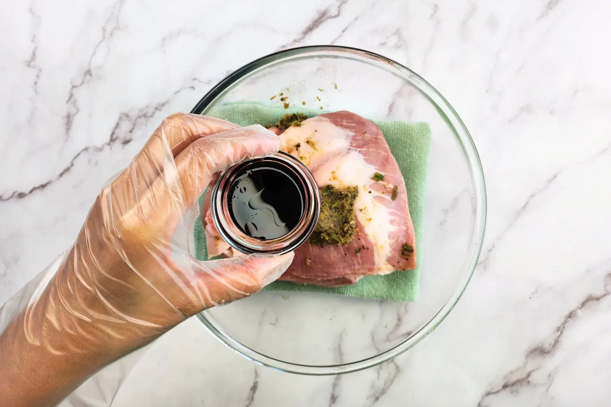 Add dark soy sauce -Thai Grilled Pork Jowl (Kor Moo Yang)