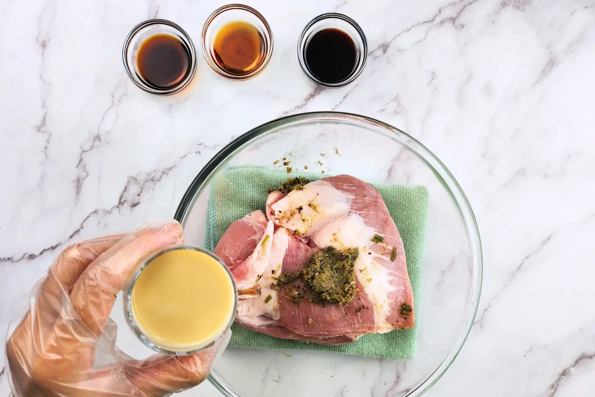 Add milk -Thai Grilled Pork Jowl (Kor Moo Yang)