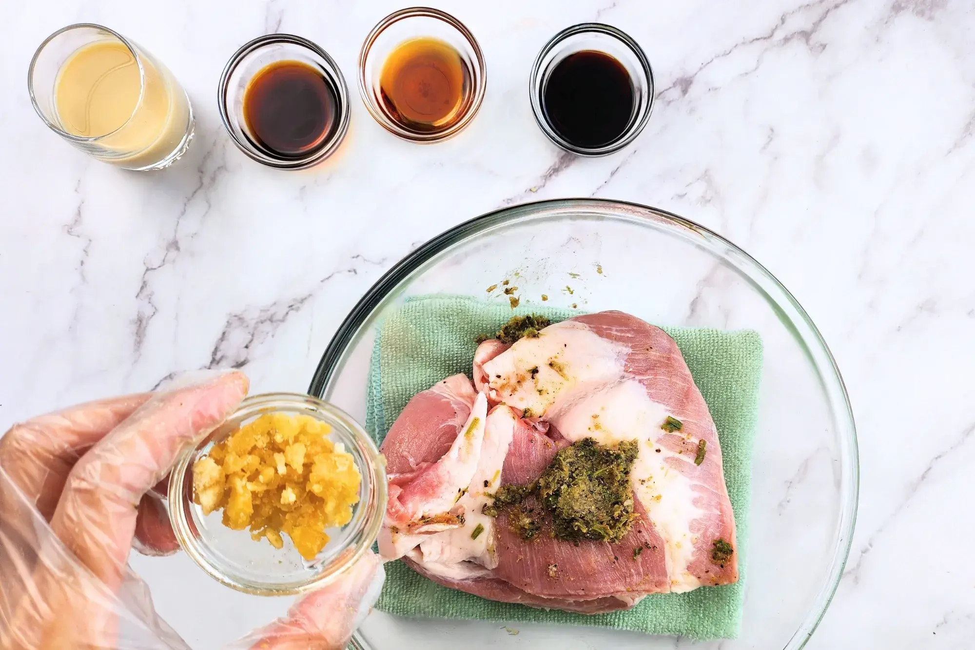 Add palm sugar-Thai Grilled Pork Jowl (Kor Moo Yang)