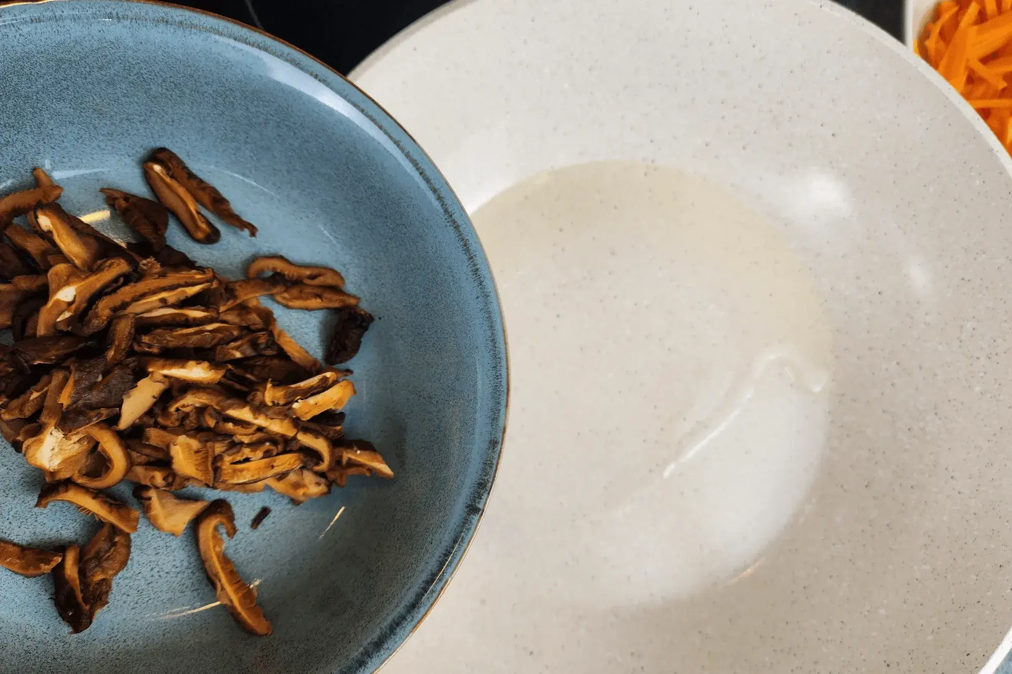 Add shiitake mushrooms