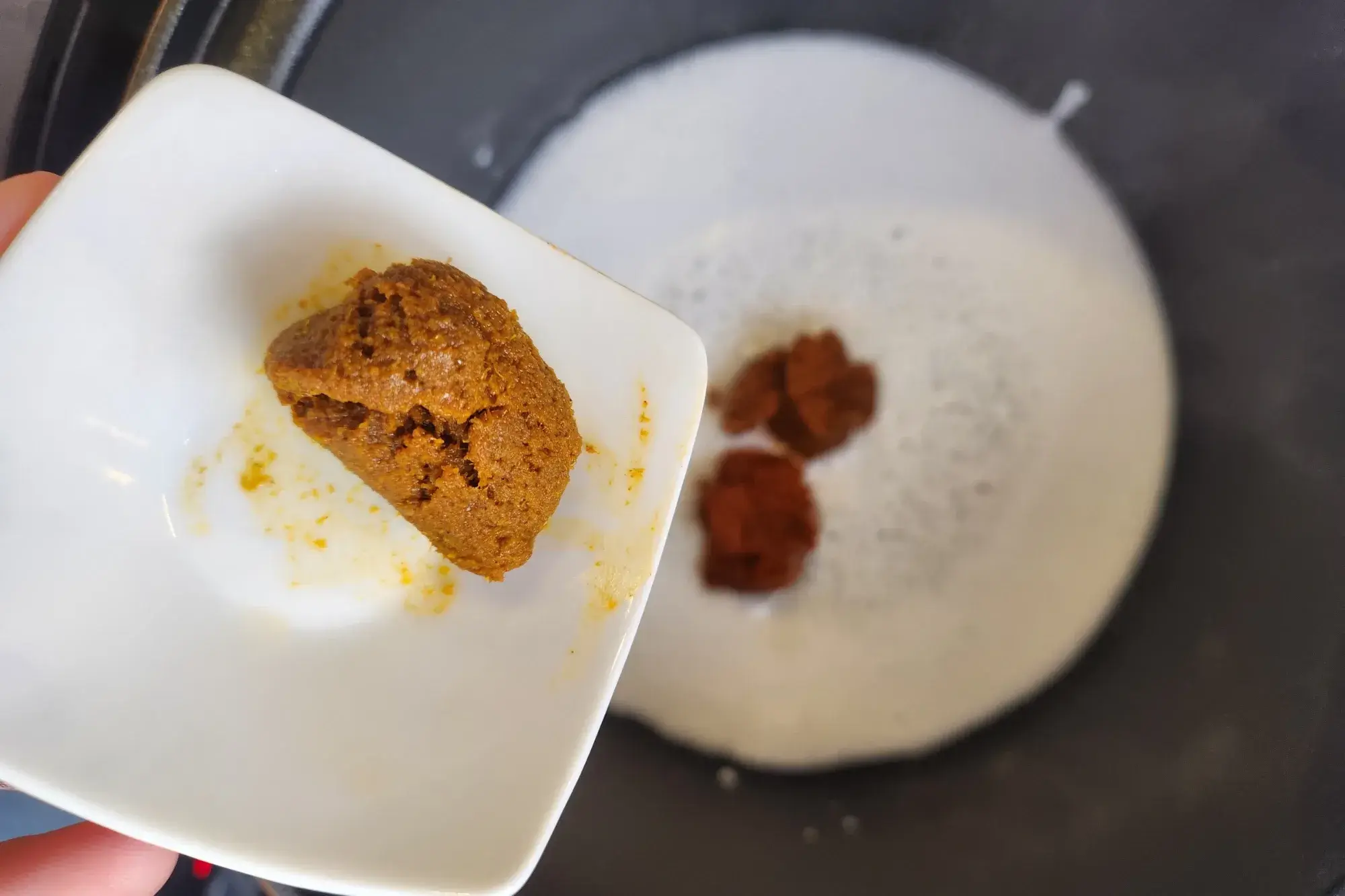 Add the curry powder (or paste)