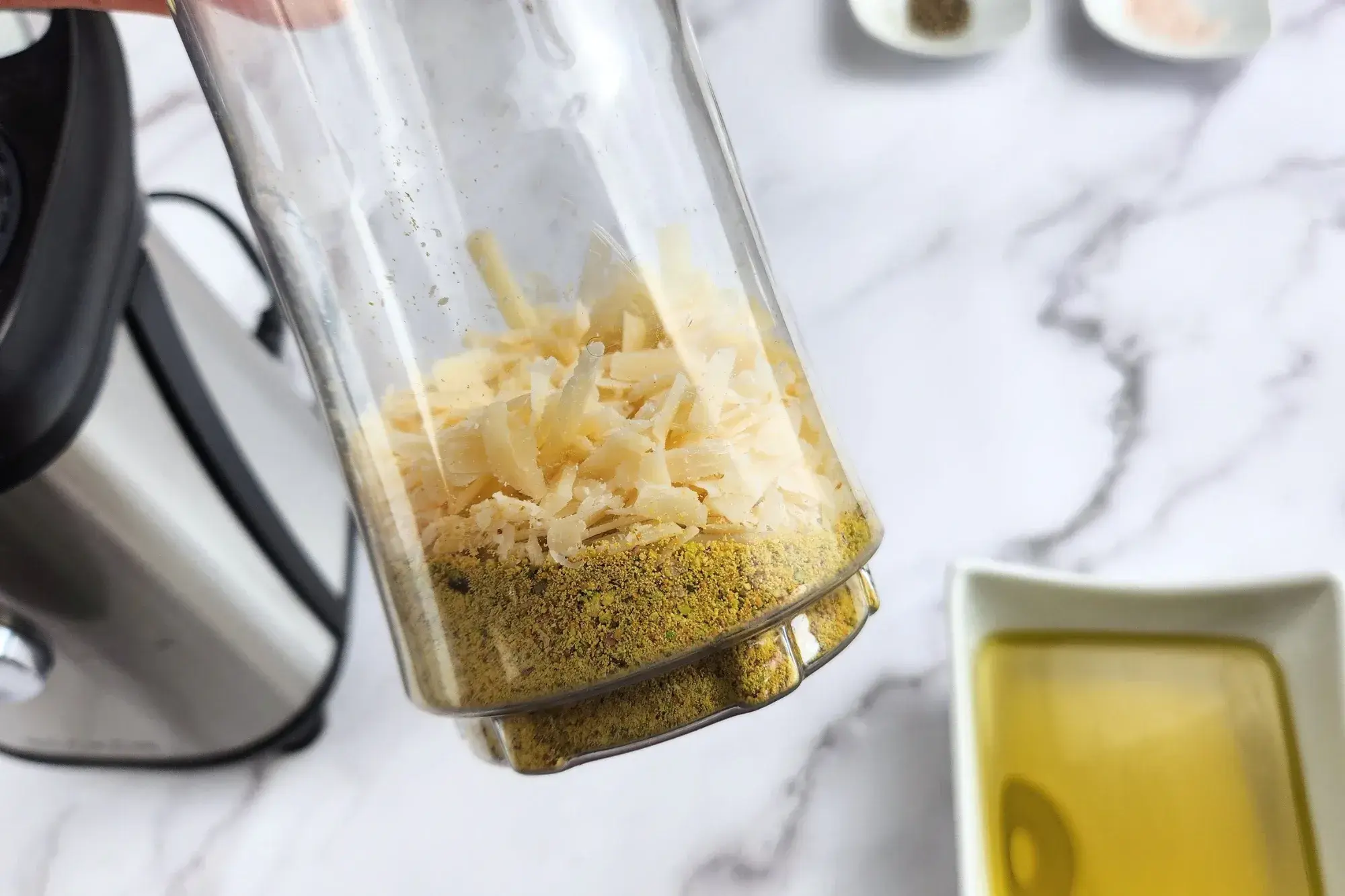 Add the grated Parmesan cheese