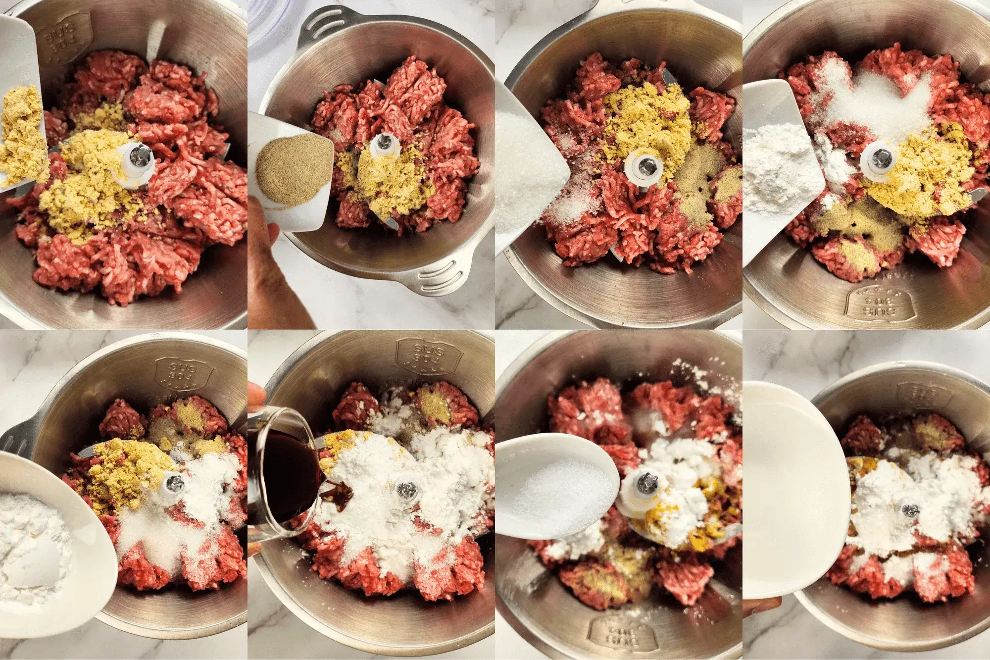 Blend all the ingredients together until the mixture is smooth and well-combined.