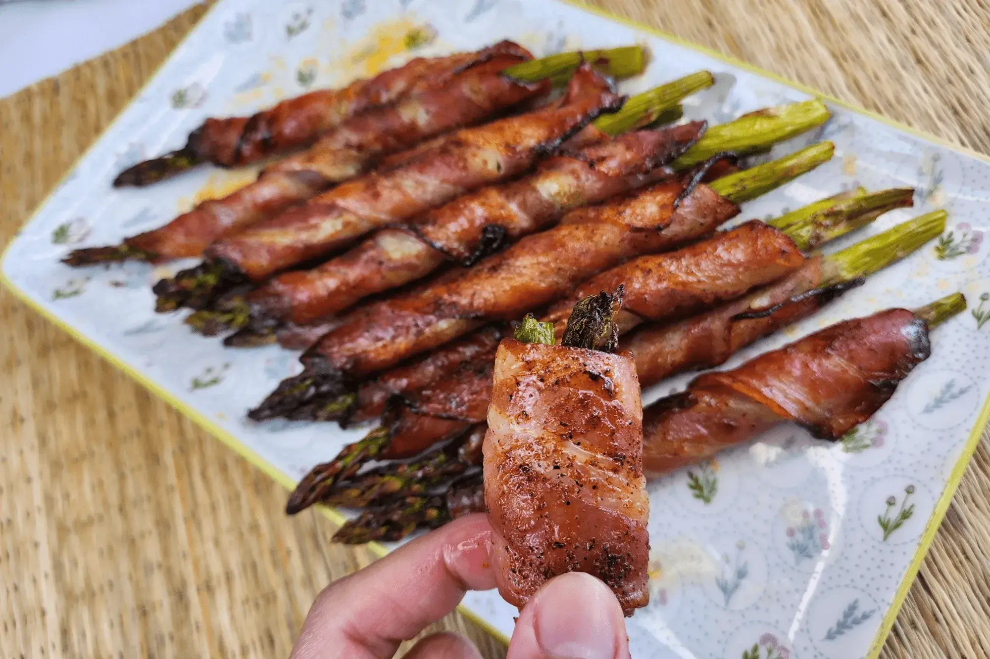Bacon-Wrapped Asparagus in the Air Fryer