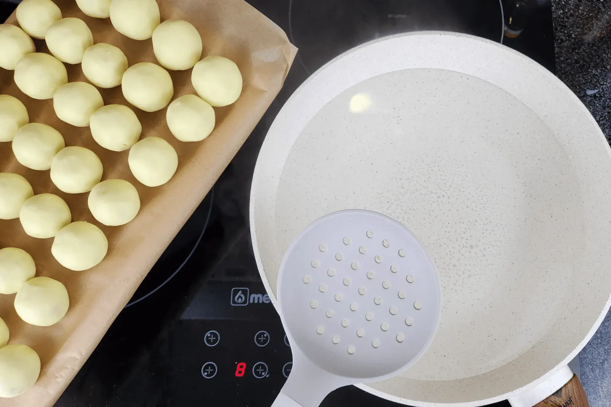 Bring a pot of water to a boil over medium heat.