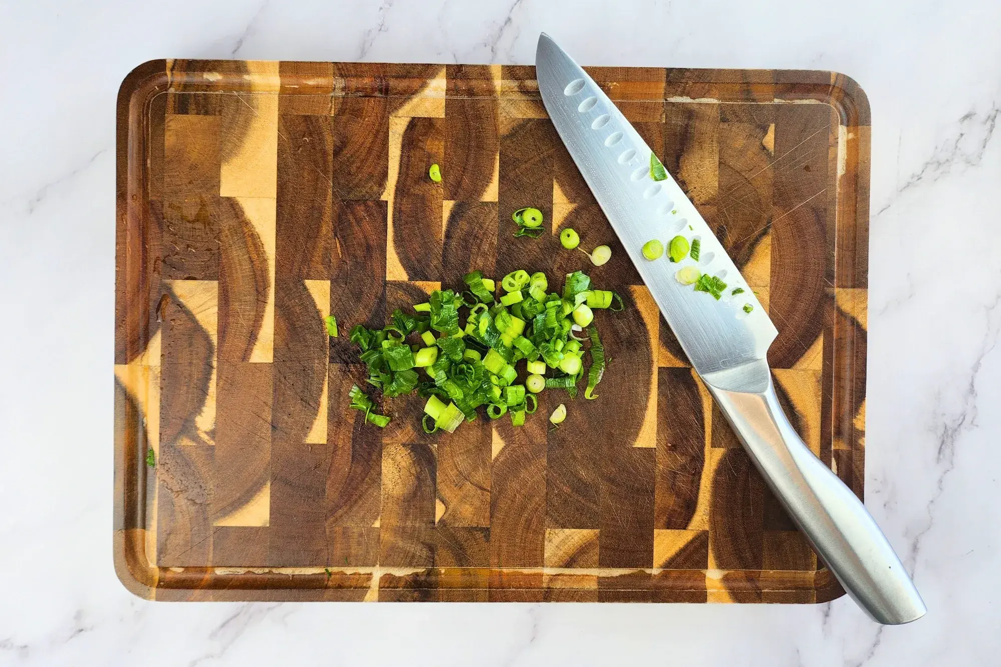 chop the green onions