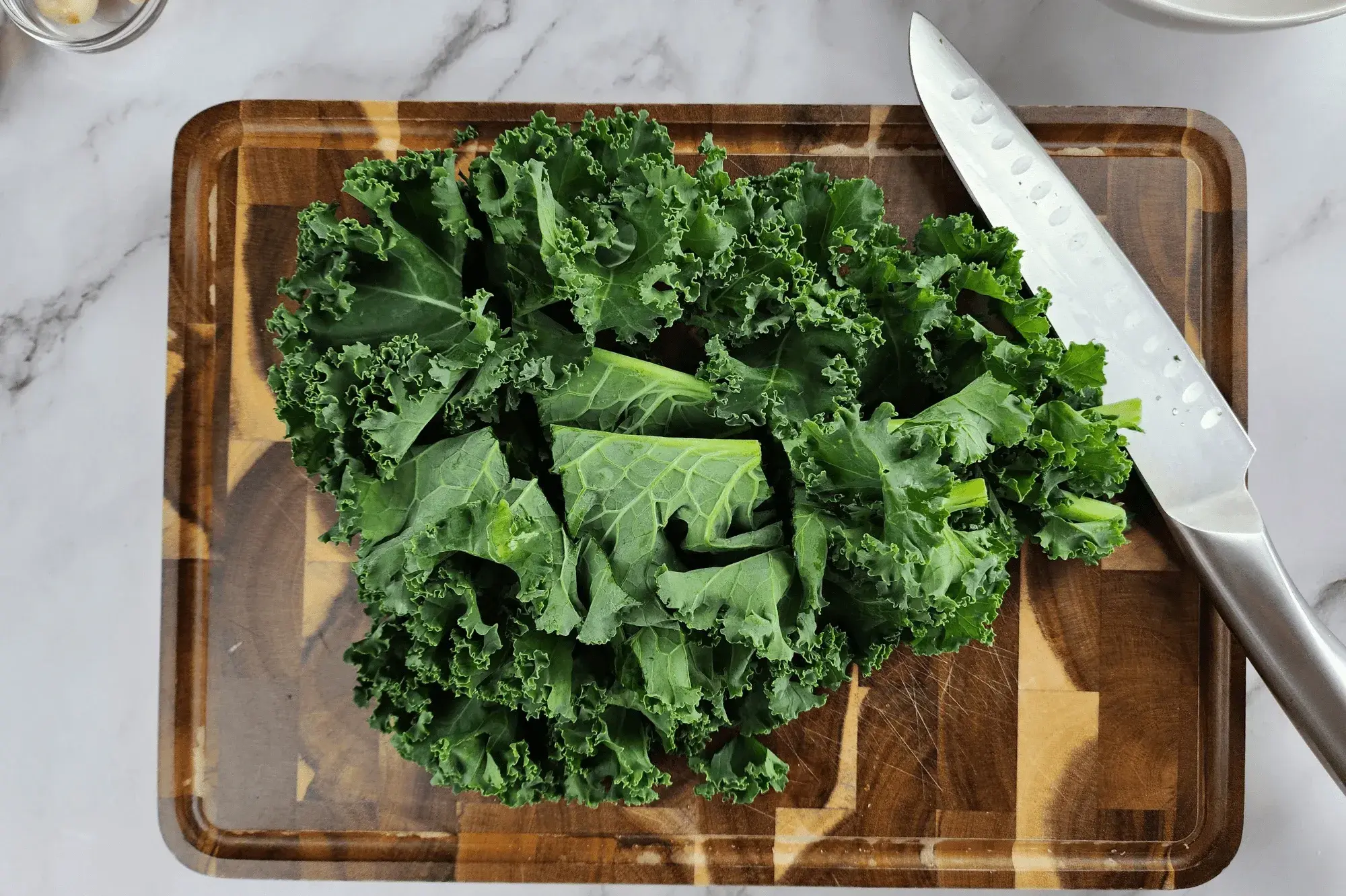 Chop the kale 