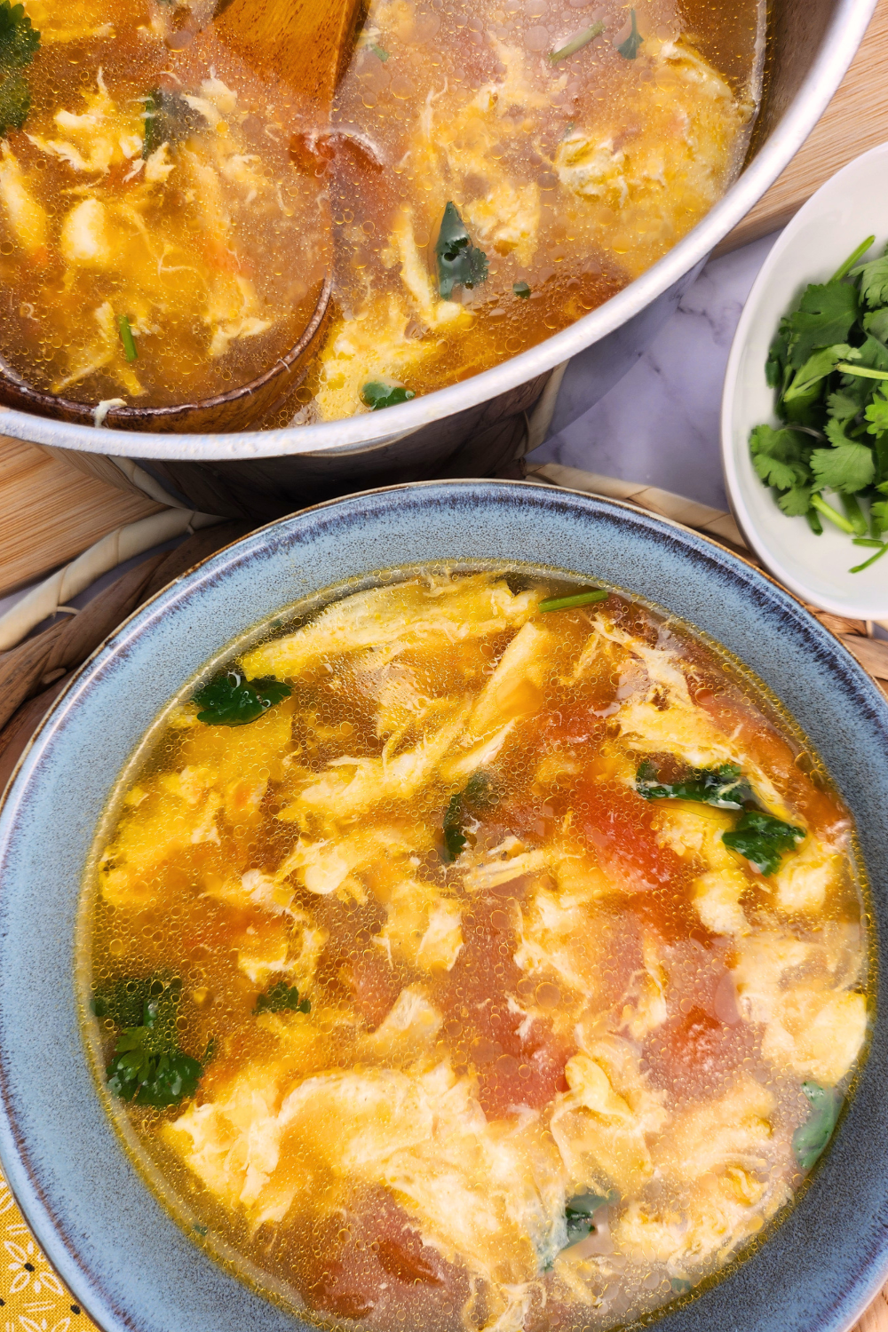 Easy 10-Minute Tomato Egg Drop Soup