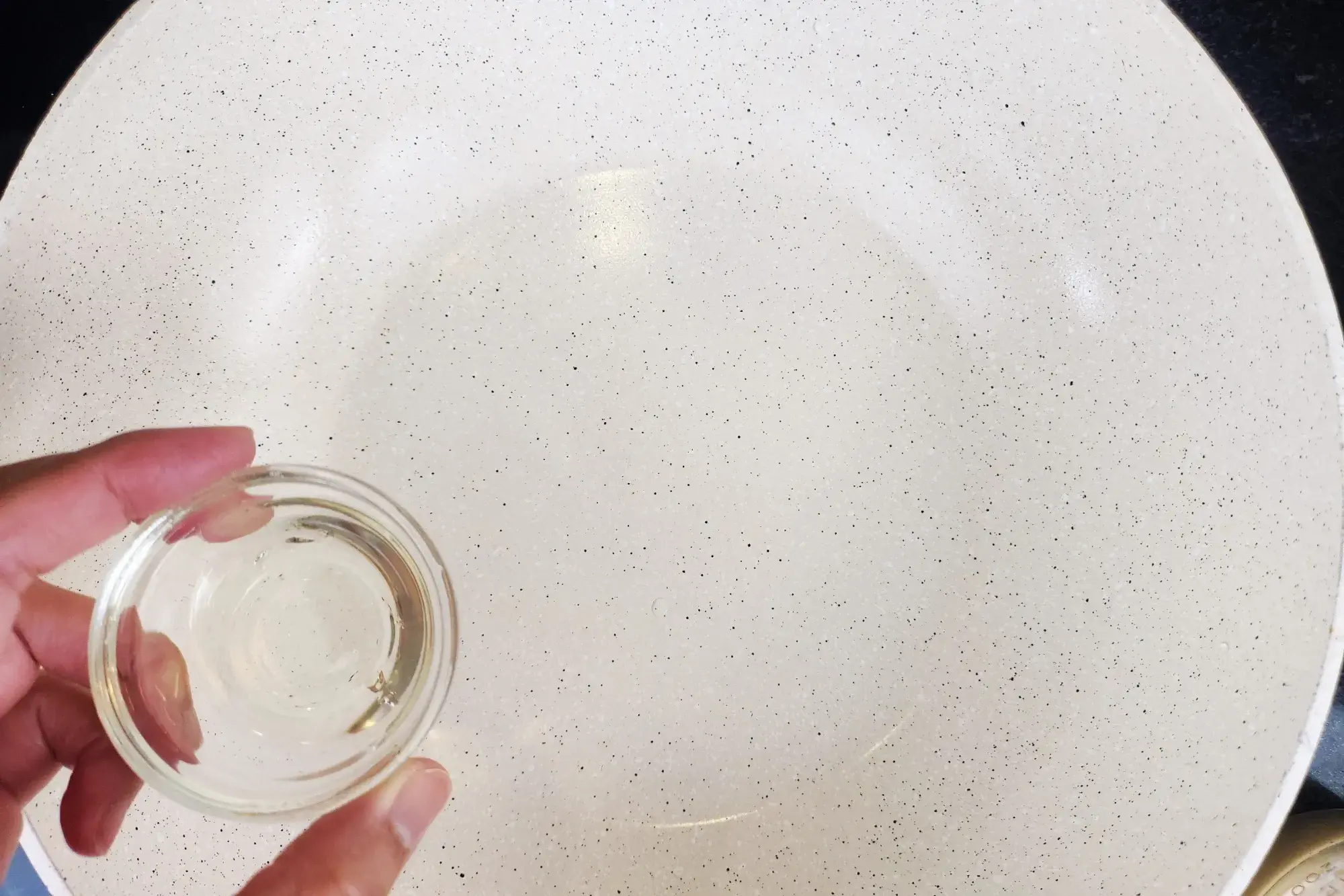 In the same wok, add a little more oil