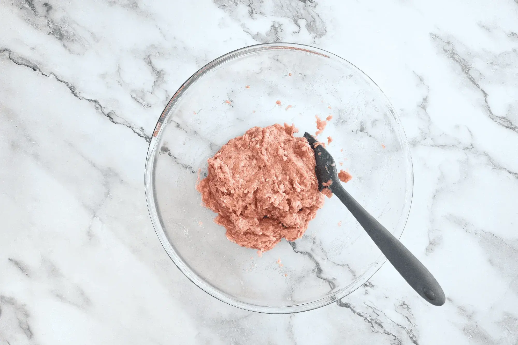 Knead until well combined. Refrigerate while preparing the congee.