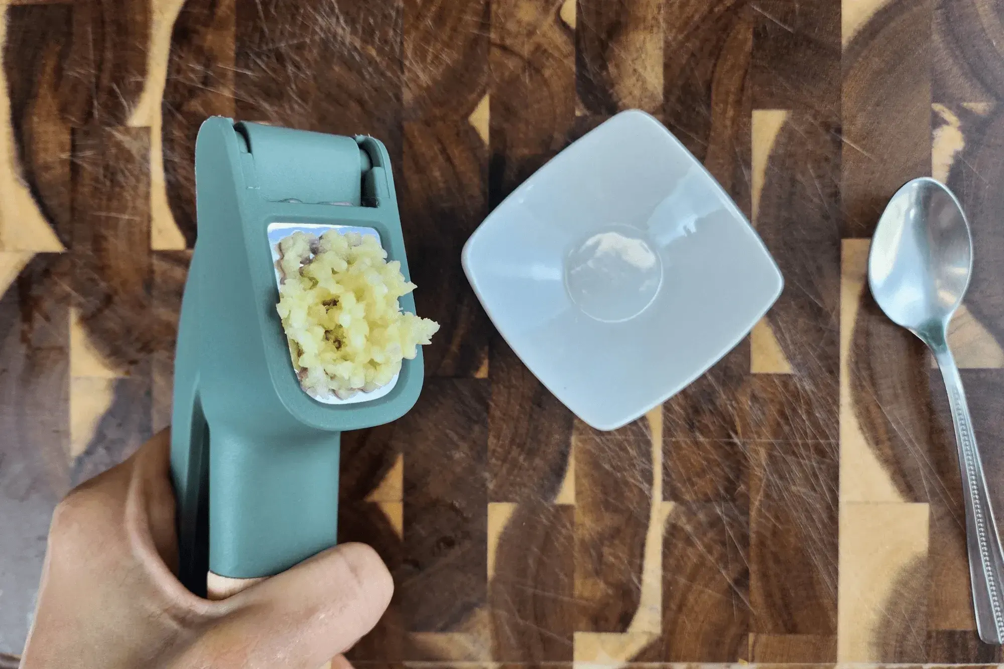 Mince the garlic for extra flavor.