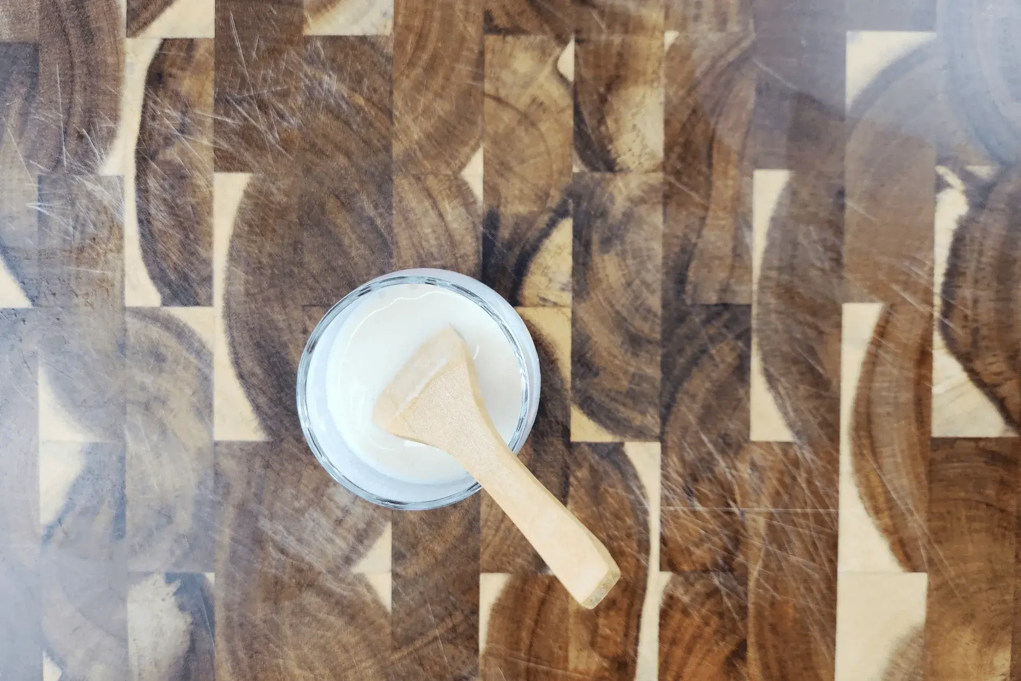 Mix flour and water to create a glue for sealing the spring rolls.