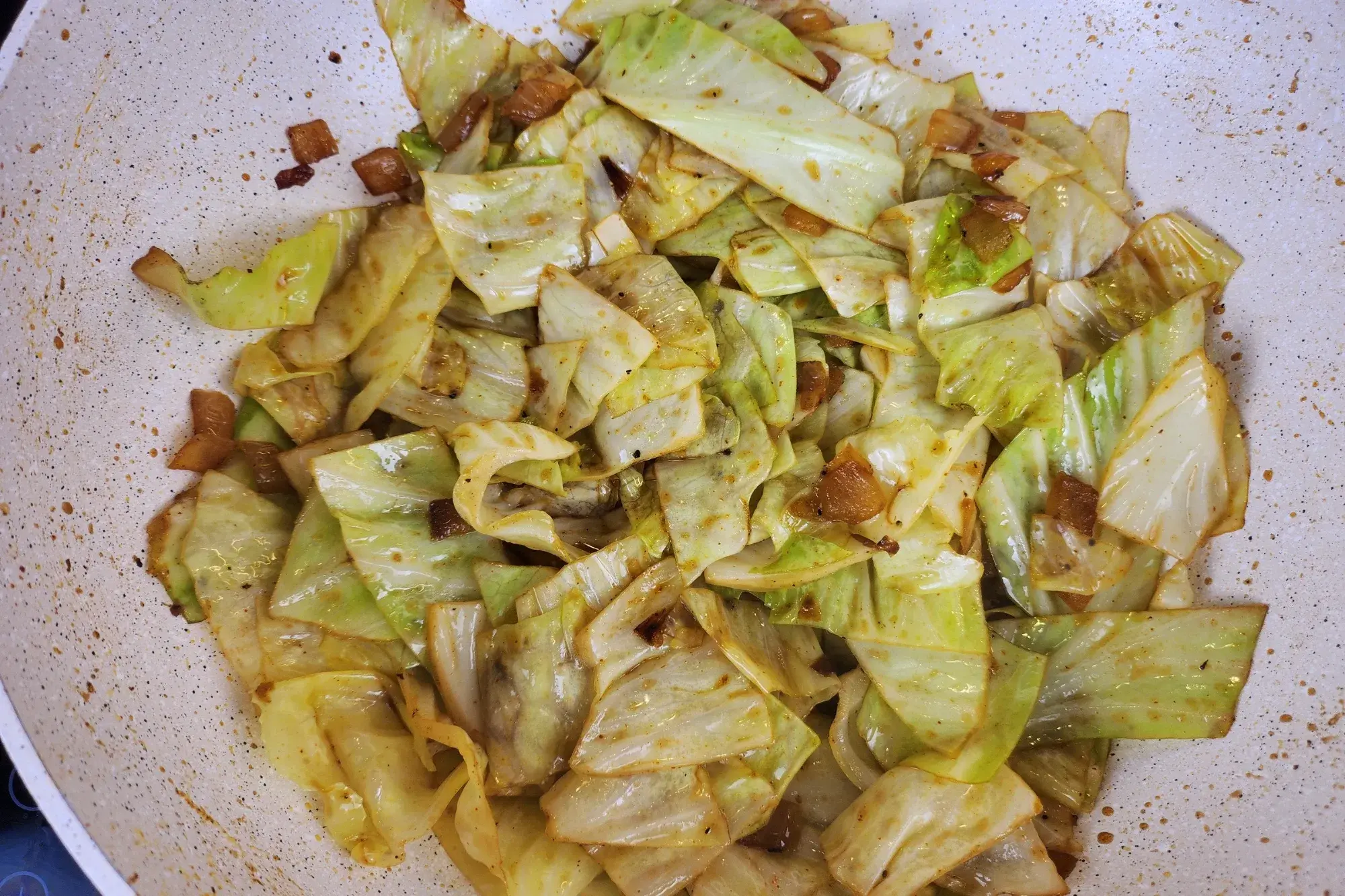 Mix it well - Classic Fried Cabbage 
