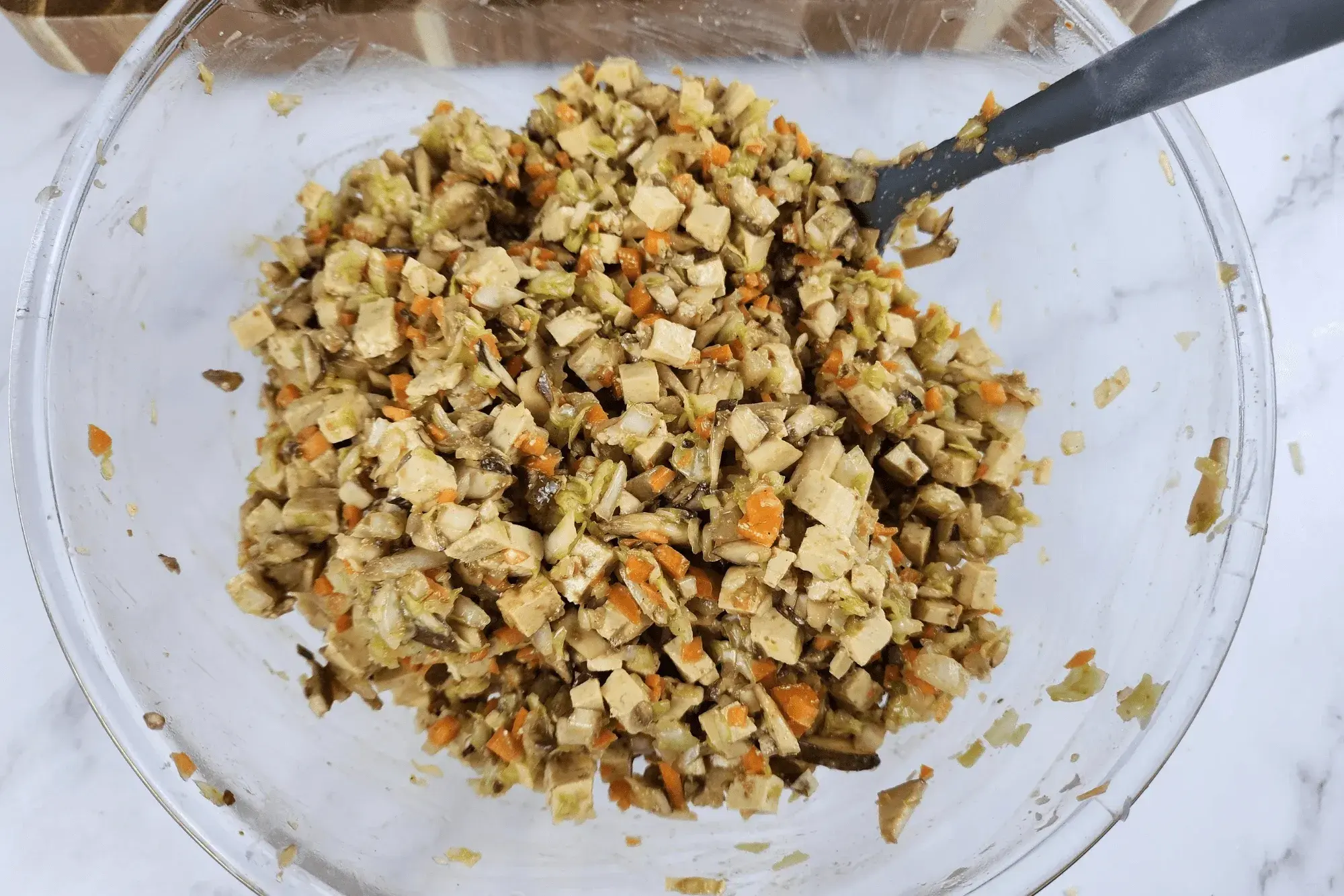 Let it sit for 15–20 minutes to allow the flavors to blend before wrapping