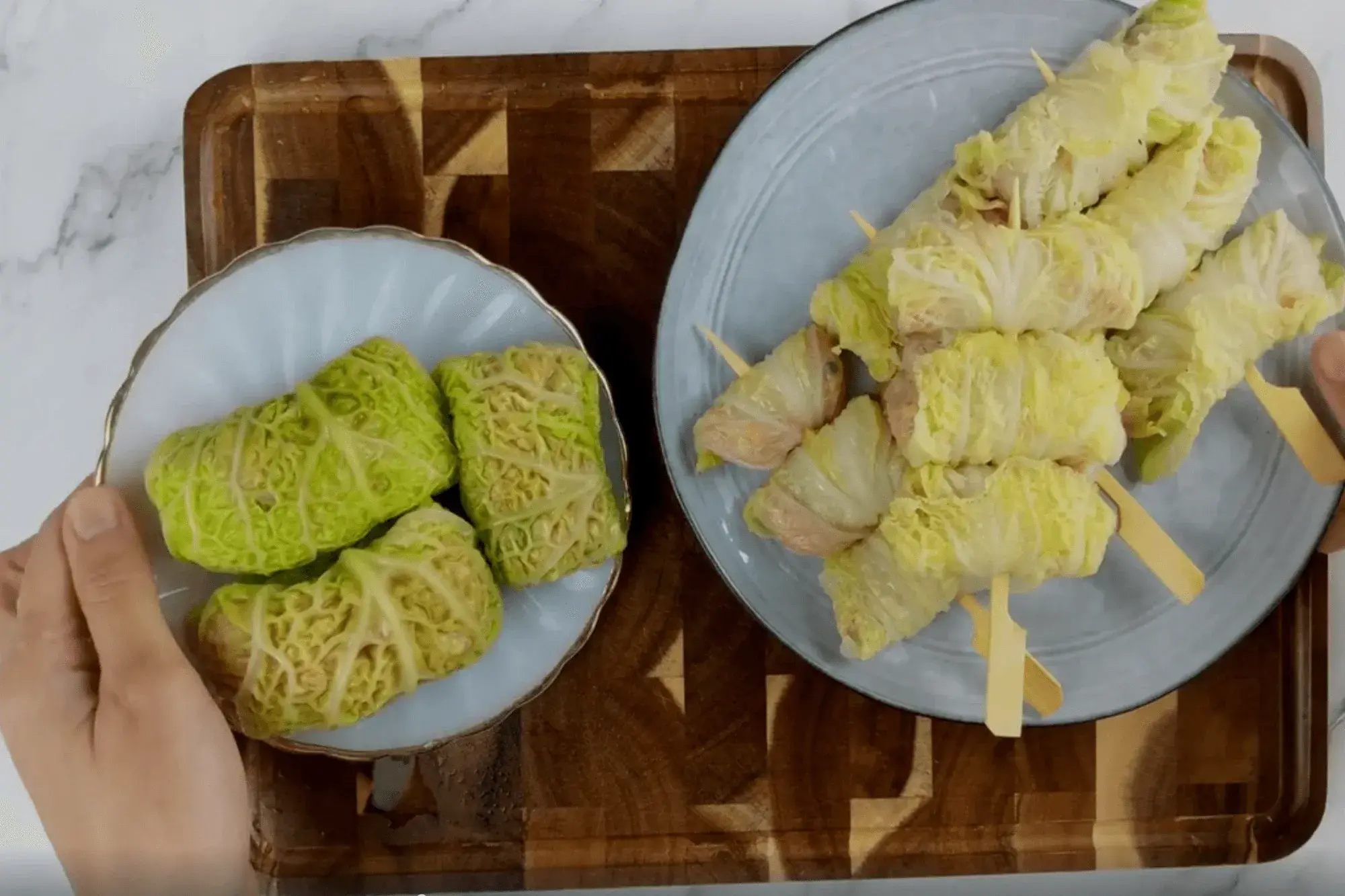 Repeat until all the filling is used.